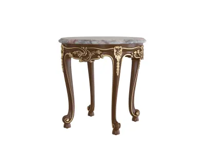Timeless round side table by Modenese 3D model