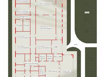 Industrial Architecture Office 3D model