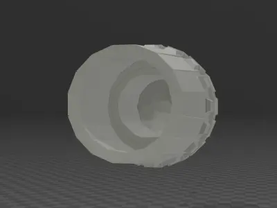 Engine - Thruster for spacecraft or spaceship 3D model