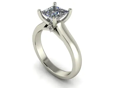 Women ring 3dm stl render detail 3D print model 19