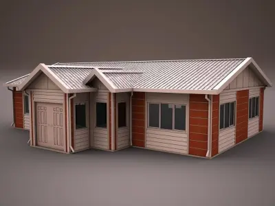 PREFABRICATED BUILDING 3 3D model