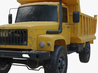 Eartmoving Truck - Dump Truck 3D model