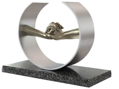 Lorenzo Quinn Sculpture During Love 3D model