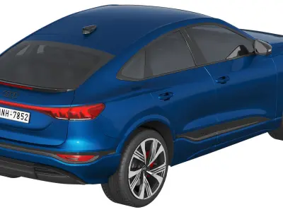 Audi SQ6 Sportback e-tron 2025 3D model