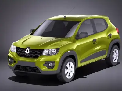 Renault Kwid 2018 VRAY 3D model