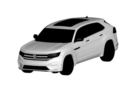 volkswagen atlas 3D model