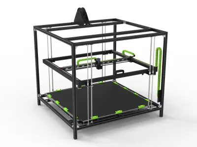 3D Printer 1000x1000x1000mm 3D model