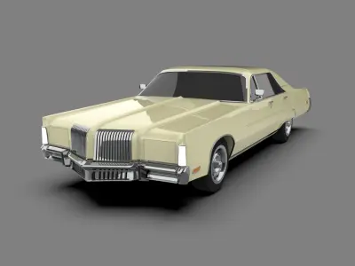 Chrysler New Yorker 1978 3D print model