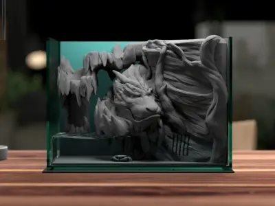 3D Aquarium Dragon Valley 3D print model