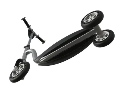 Scooter childrens colored 3D model