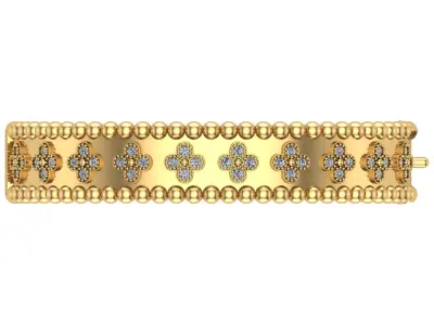 luxury inspired bangle 3D print model