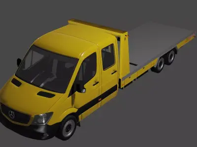 mercedes-benz sprinter 2014 Blitzlader 3D model