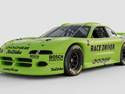 1994 Dodge Avenger IROC Series Stock Car 3D model