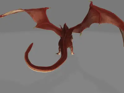 red dragon 3D model
