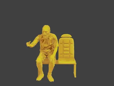 Soccer Player SP 013 3D print model