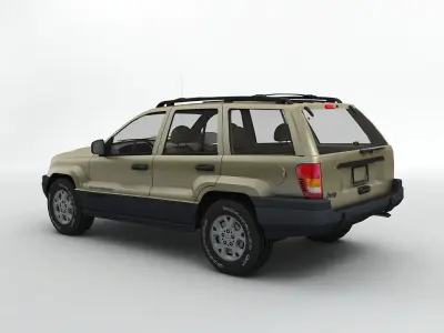  2000 Grand Cherokee Loredo SUV 3D model