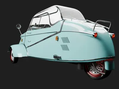 messerschmitt kabienroller 3D model