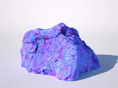 Rocks pack Free low-poly 3D model