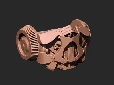 Bumblebee Face Mask 3D print model