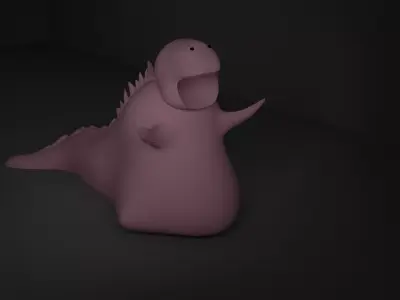 Slug Creature - WIP Free 3D model