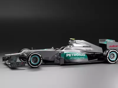 Mercedes F1 W03 2012 3D model