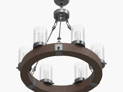 Chandelier loft 3D model