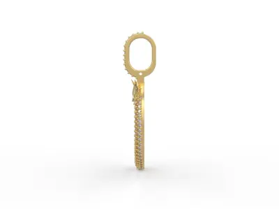 D pendant Crown of Thorns 3D print model