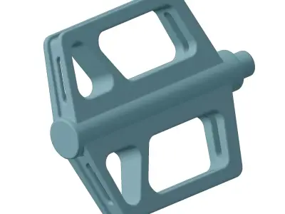 Plastic Premium Bike Pedal Toy 3D model