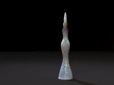 Statuette of a dancing woman 3D print model