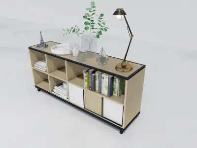 Sofa Cabinet Furniture Sideboard 3D model 3D model
