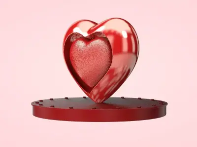 Heart - Home Decor Low-poly 3D model