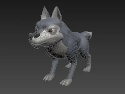 Wolf Character 3D model