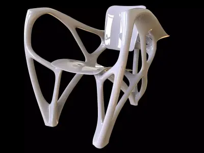 Bone Armchair 3D model