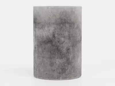 -Concrete Flower Pot V7- 3D model