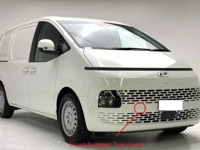 Hyundai Steria Front Bumper tow cover 3D print model