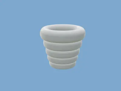 MACETA CIRCULAR Free 3D print model