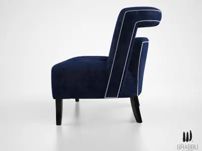 Brabbu Naj armchair 3D model