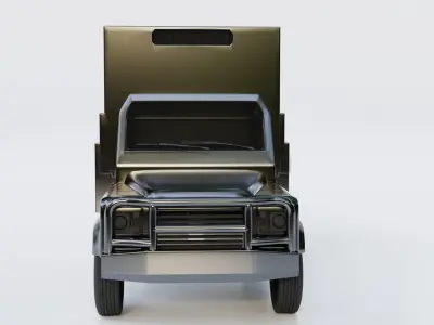 Land Rover Perentie 6x6 Low-poly 3D model