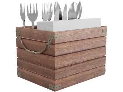 Utensil Box 3D model