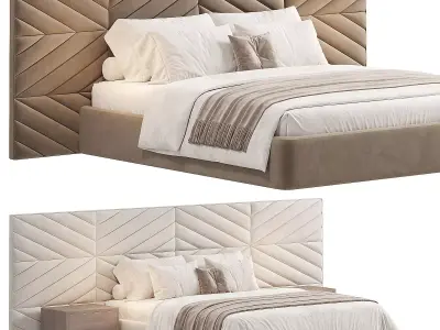 Colorado Bed Low-poly 3D model