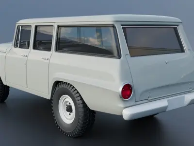 International Travelall 4x4 1962 3D print model