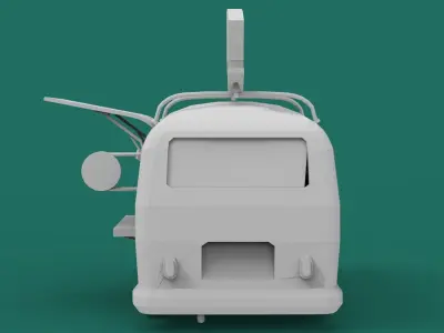 FOOD TRUCK READY TO PRINT 3D model