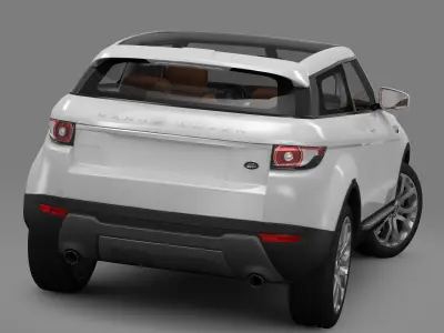Range Rover Evoque Coupe 2011 3D model