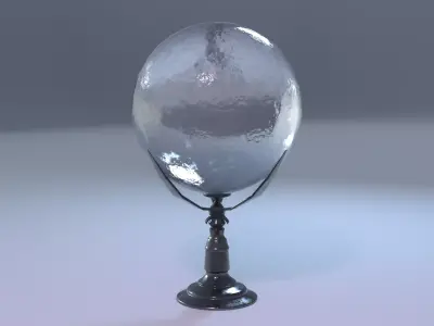 Low Poly Crystal Ball Low-poly 3D model