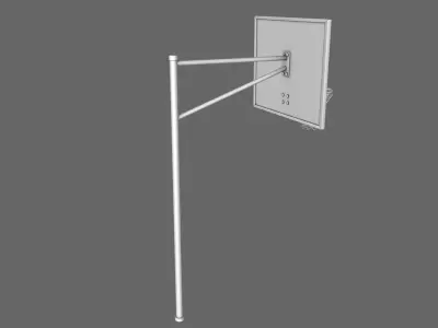 Basketball Hoop Free 3D model