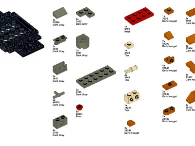MocBricks3D - MK27003 - Lambo Sian 3D print model