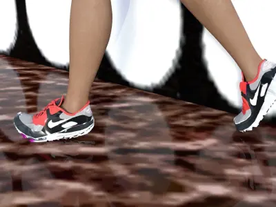 Sport Shoes for G8 Daz Character 3D model