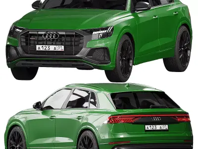 Audi RS Q8 3D model Textured