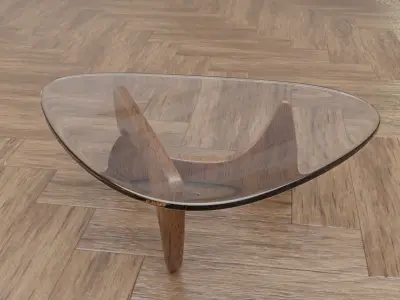 The Noguchi Table Low-poly 3D model