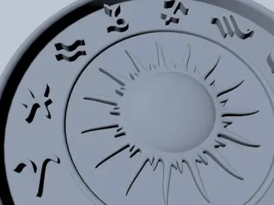 Zodiac Rosette 3D model